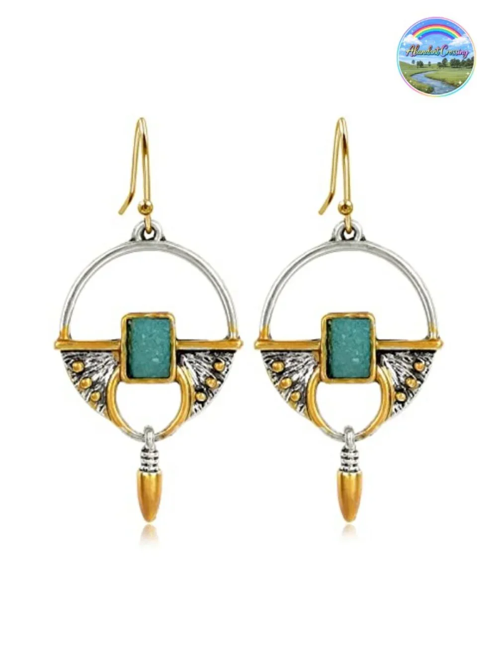 Vintage Boho Drop Dangle Earrings for Women 14K Gold Plated 925 Sterling Silver